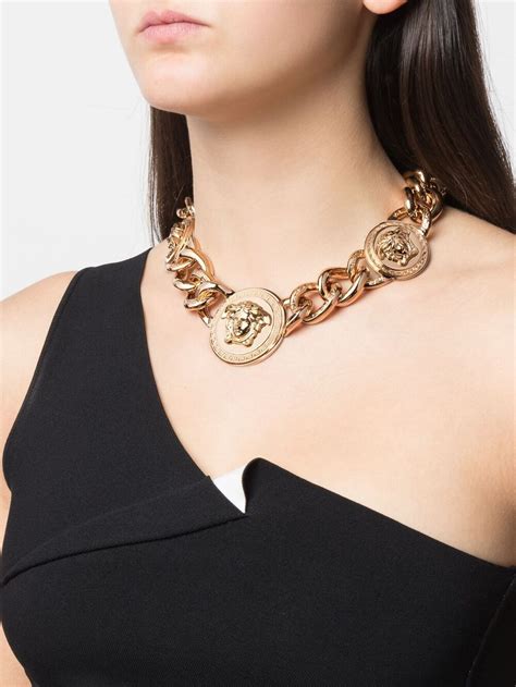 versace chain locket|Versace necklace brands.